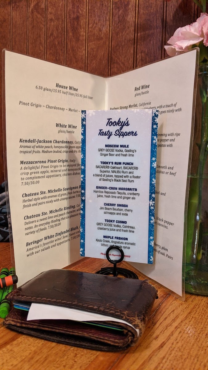 Tooky Mills Pub Menu - Image 2